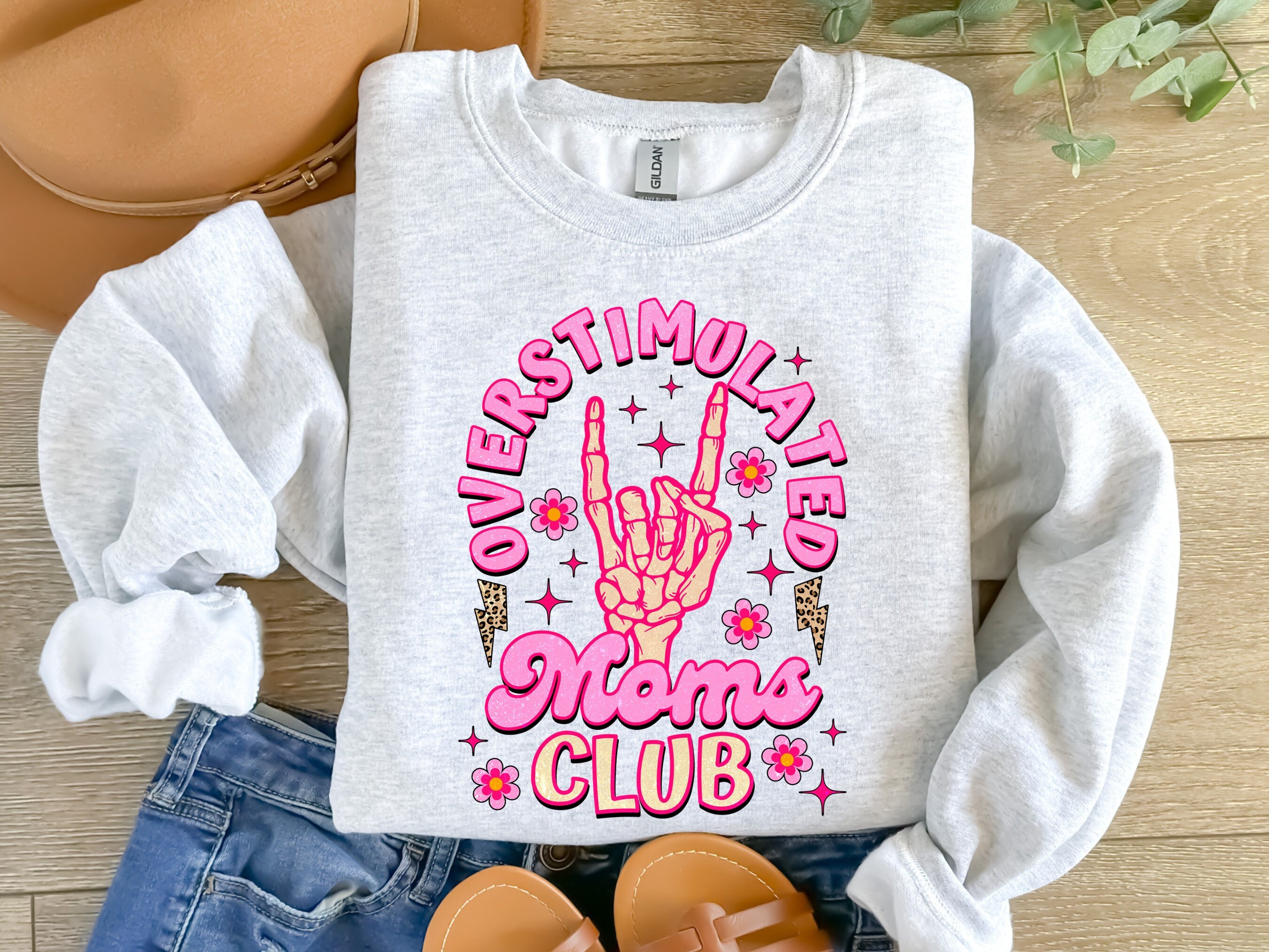 overstimulated mom club sweatshirt funny skeleton t shirt for moms best mother day gift and funny mom shirt gih8t scaled