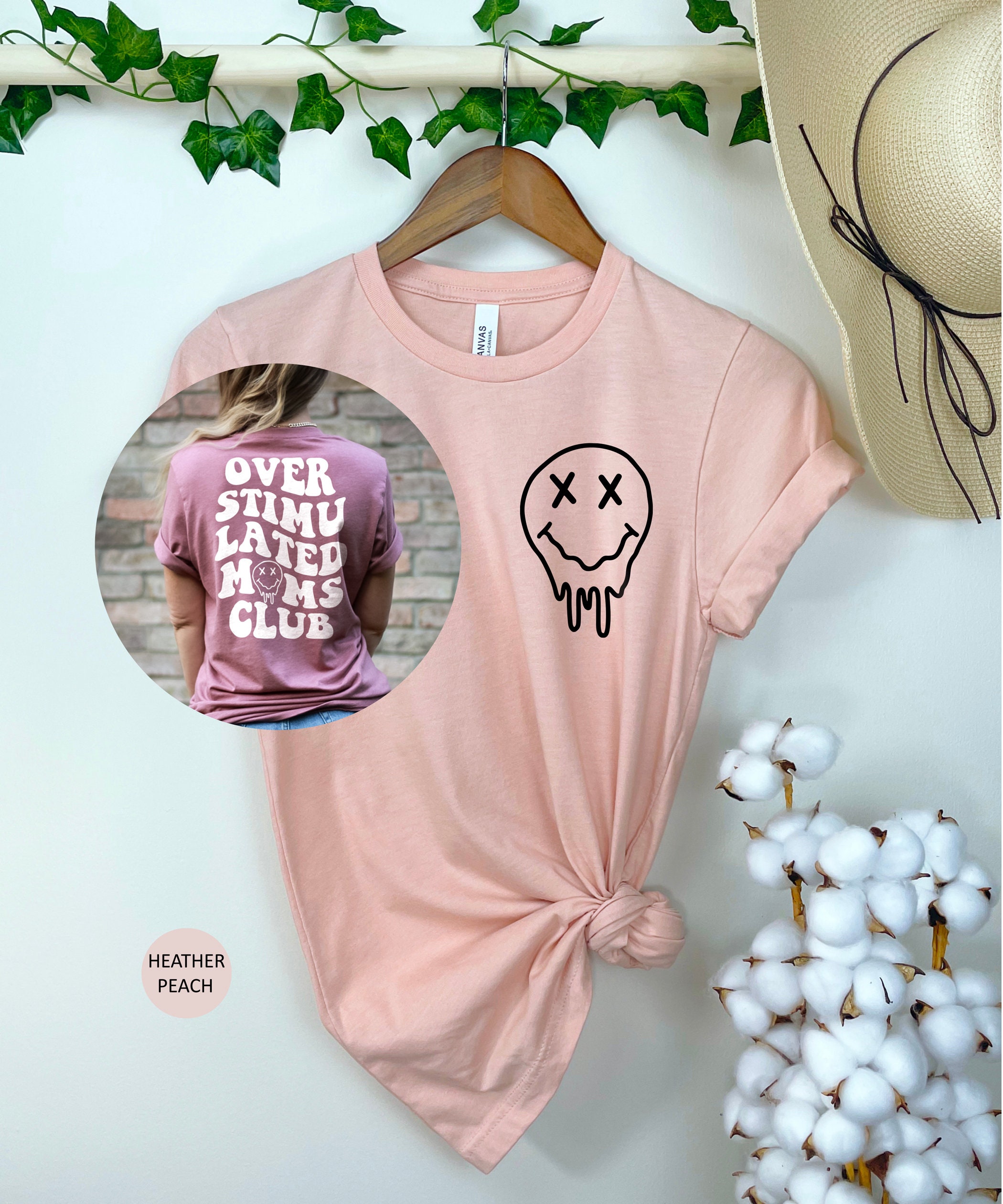 overstimulated moms club shirt funny mom t shirt mothers day gift for moms club and mom to be ywaep