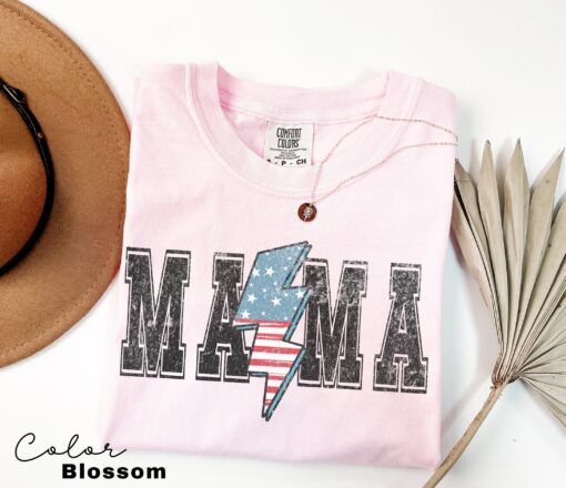 patriotic mom usa shirt for summer bbq fourth of july t shirt womens america tee comfort colors kqqpg