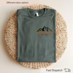 personalized adventure shirt for couples custom wedding engagement gift his and hers camping travel t shirt 82pxz