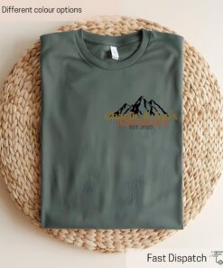 personalized adventure shirt for couples custom wedding engagement gift his and hers camping travel t shirt 82pxz