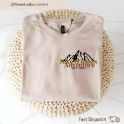 personalized adventure shirt for couples custom wedding engagement gift his and hers camping travel t shirt epo5m