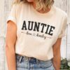 personalized aunt shirt for new aunt custom t shirt from niece pregnancy reveal baby shower gift unique auntie gift igsmb