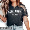 personalized aunt shirt for new aunts cute aunt life t shirt cool aunt gift aunt est shirt unique aunt apparel gjqsu