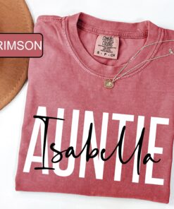 personalized aunt shirt with name custom aunt t shirt cute aunt tee for pregnancy reveal gifts best aunt ever shirt uzzfz