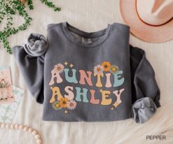 personalized aunt sweatshirt custom auntie shirt unique baby announcement gift for aunt gifts 0etxi