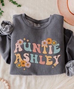 personalized aunt sweatshirt custom auntie shirt unique baby announcement gift for aunt gifts 0etxi