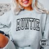 personalized aunt sweatshirt custom hoodie for new aunt gifts cute auntie outfit baby announcement apparel ekks5