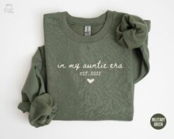 personalized aunt sweatshirt est 2025 crewneck cool aunt club shirt sister pregnancy announcement gift vu9ye