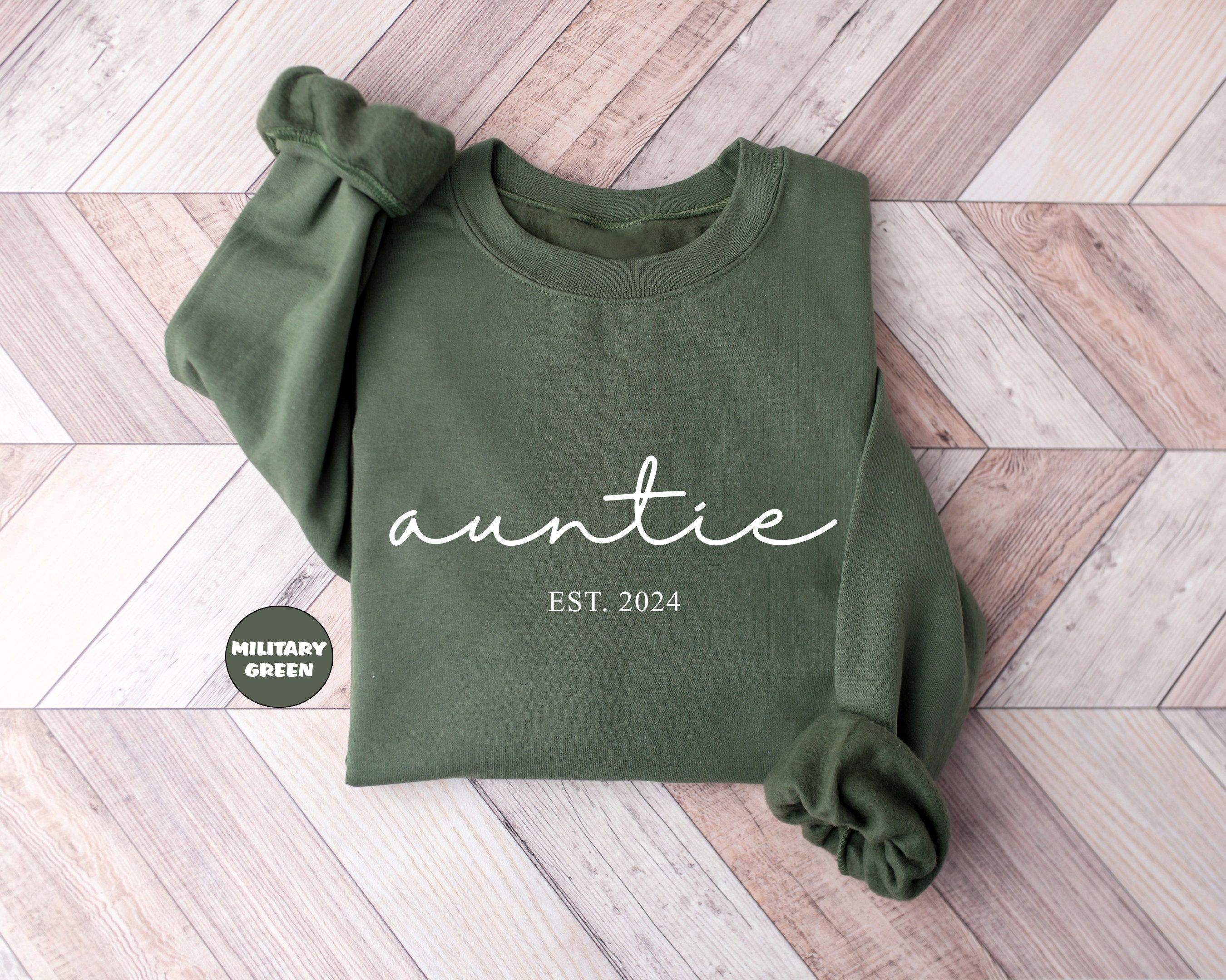 personalized auntie sweatshirt custom hoodie for new aunt matching family outfit unique cool aunt gifts 1sbvz scaled