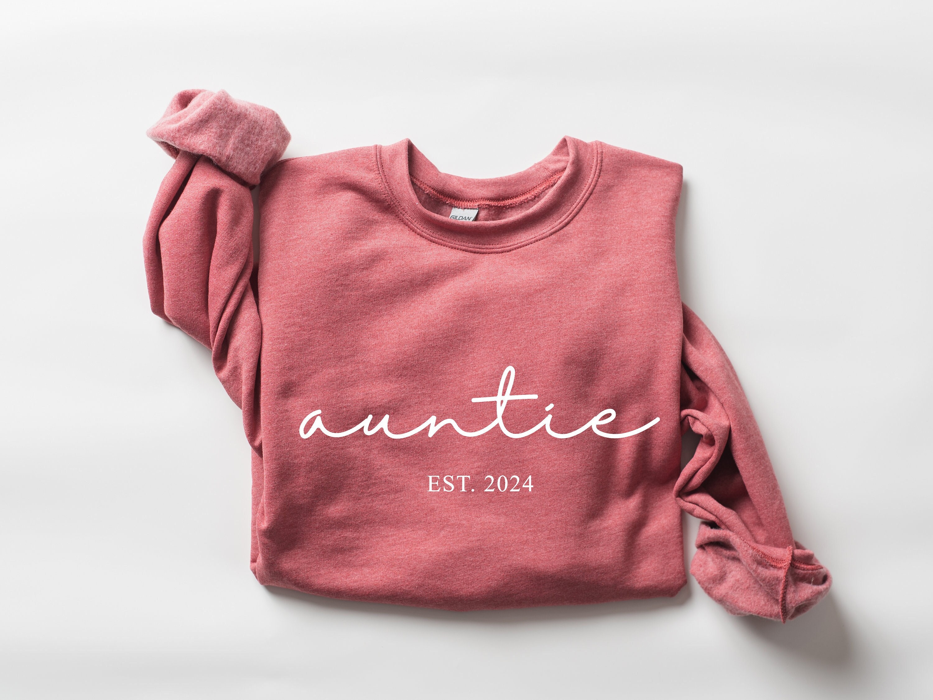 personalized auntie sweatshirt custom hoodie for new aunt matching family outfit unique cool aunt gifts iteky scaled