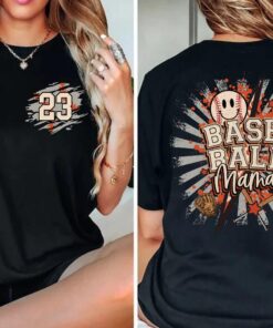 personalized baseball mama shirt for baseball moms game day shirt baseball season fan apparel with custom number s0pjz