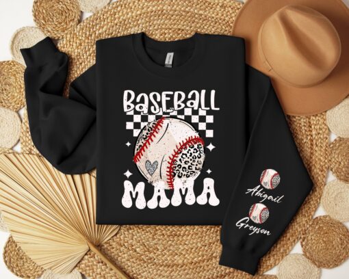personalized baseball mama sweatshirt for sports moms game day hoodie best mom ever gift for baseball lovers j0btn scaled