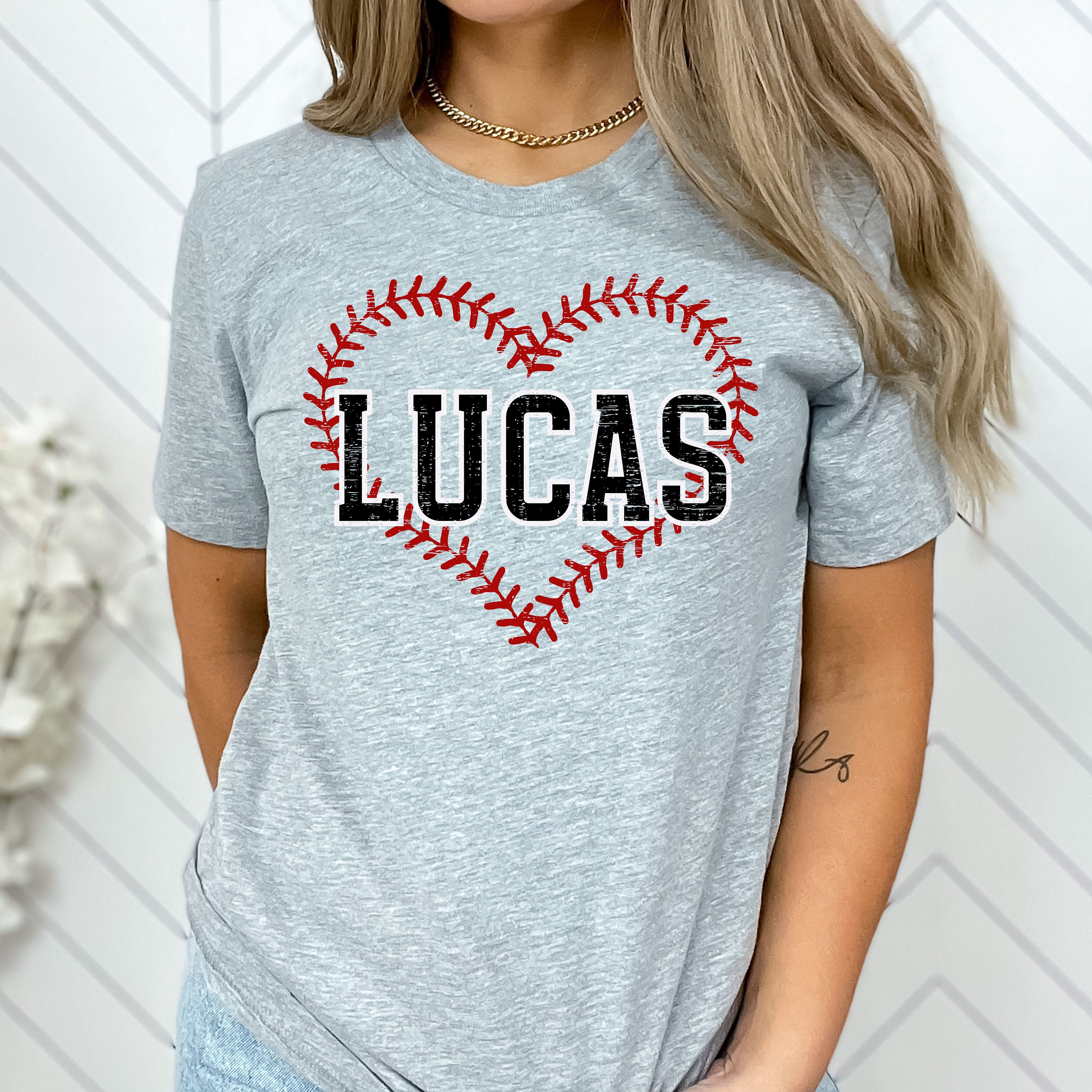 personalized baseball mom shirt custom name tee cute baseball heart design for baseball fans and girlfriends 01jiv scaled