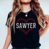 personalized baseball mom shirt custom name tee cute baseball heart design for baseball fans and girlfriends rgnlh scaled