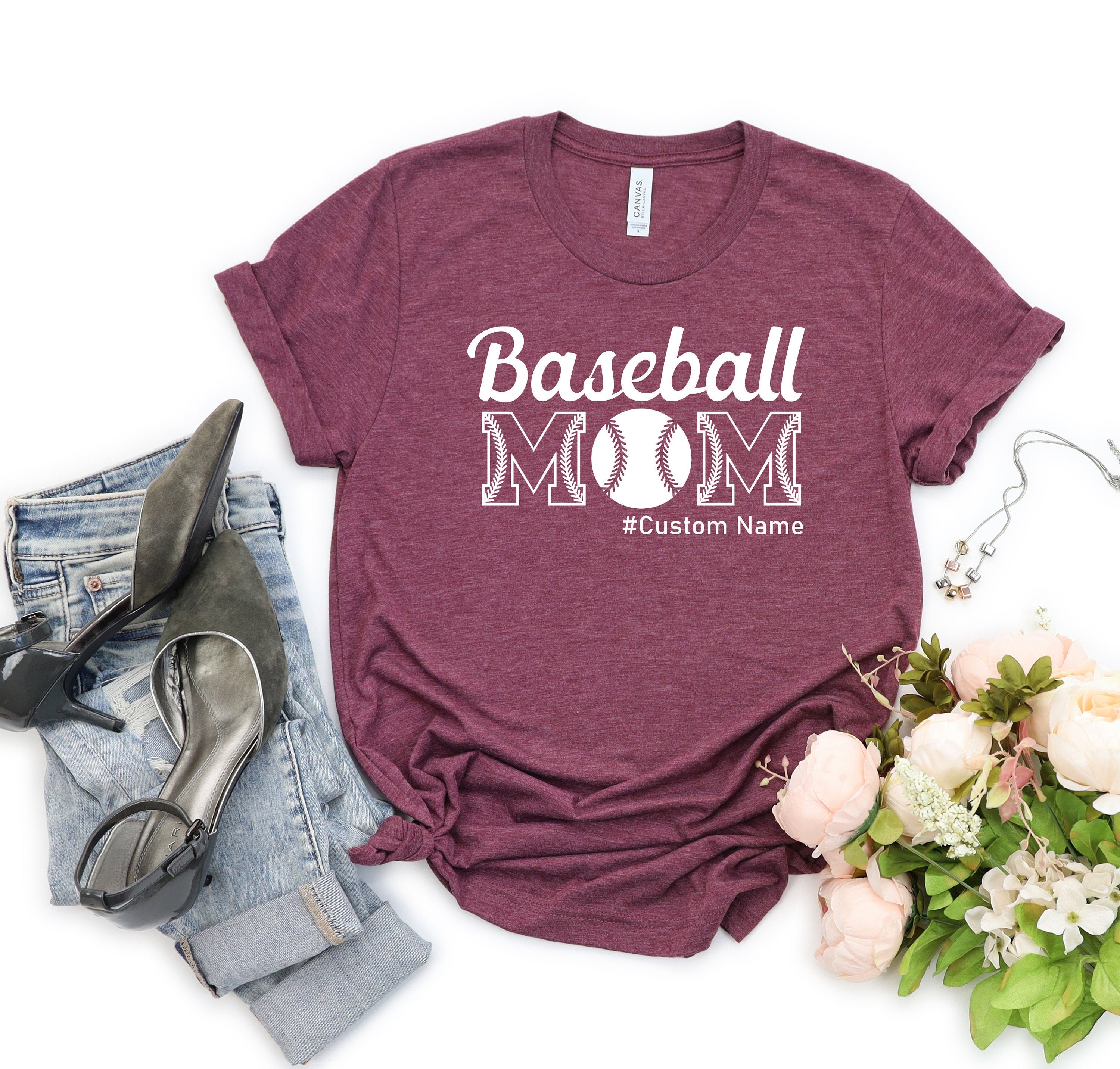 personalized baseball mom shirt custom tee for baseball moms unique design best mom ever baseball t shirt 9rlho scaled