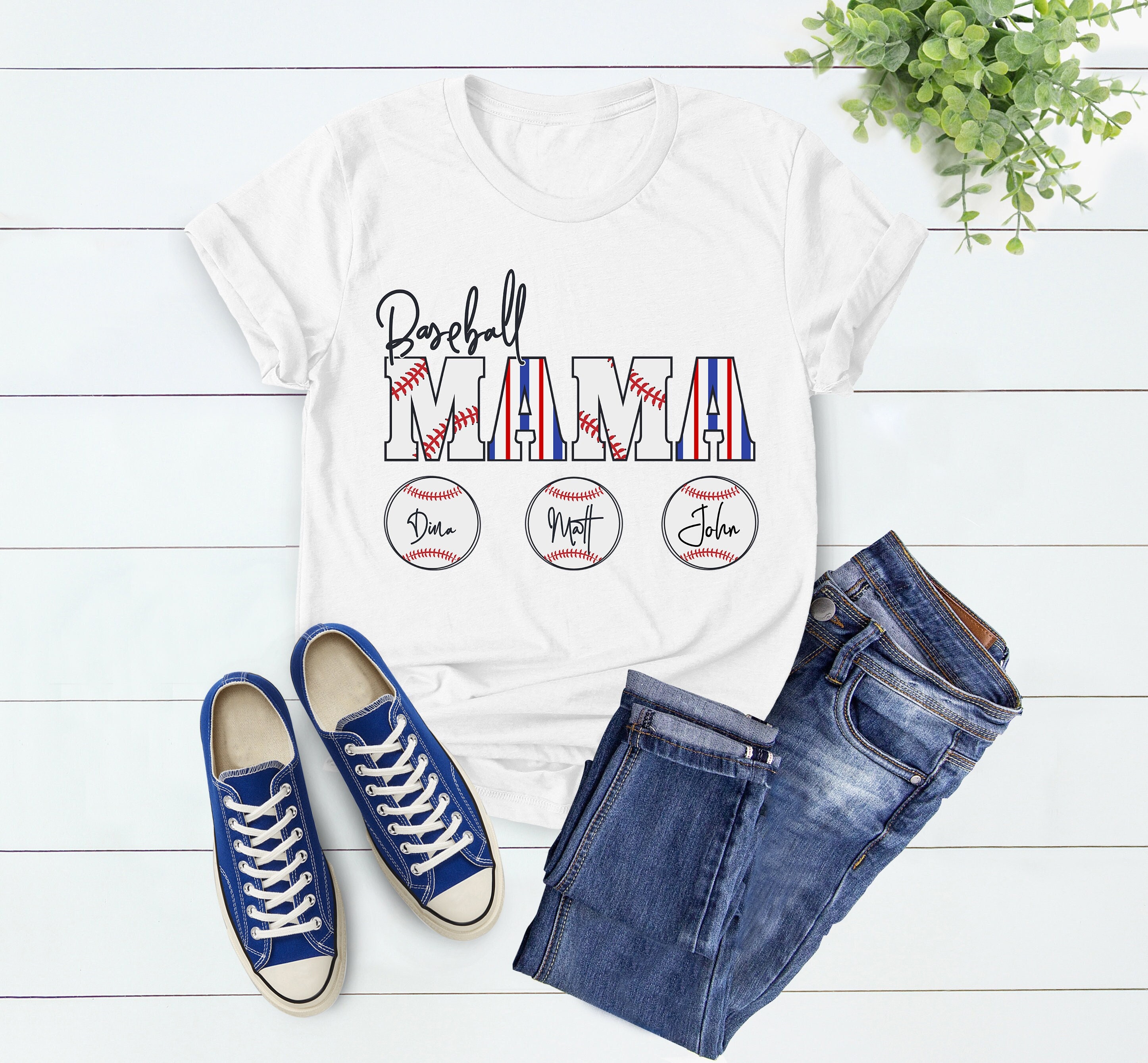 personalized baseball mom shirt with kids name custom baller mom t shirt cute baseball game day apparel for moms gajgq scaled