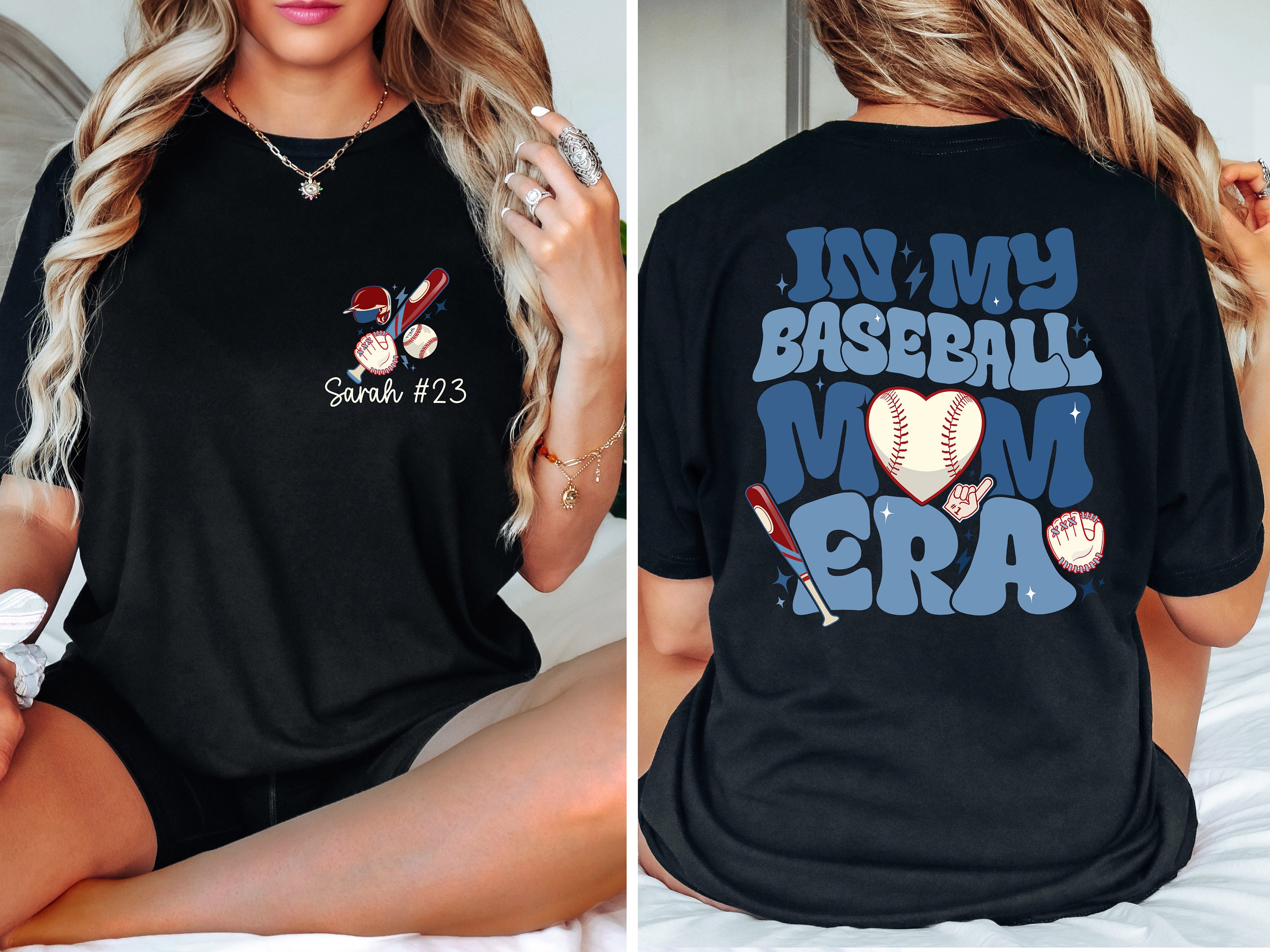 personalized baseball mom shirt with name and number custom sweatshirt for mothers day sports team apparel dlrys scaled