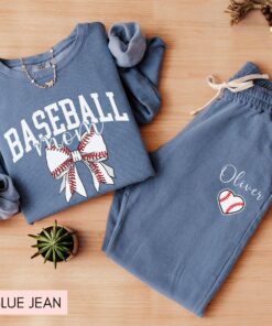 personalized baseball mom sweatshirt and sweatpants custom sports mom outfit with kids names for unique gifts e7lof