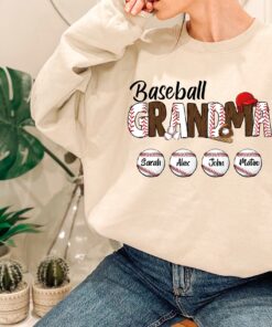 personalized baseball shirt for grandma cute baseball mom shirt ideal mothers day gift custom grandma t shirt oy6sh