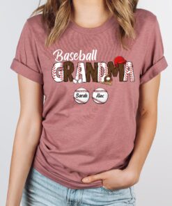 personalized baseball shirt for grandma cute baseball mom shirt ideal mothers day gift custom grandma t shirt wlyzy