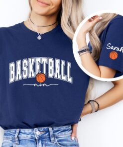 personalized basketball mom shirt with kids name for game day unique basketball mama gift for her 4ljh5