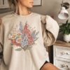 personalized birth flower family bouquet sweatshirt for plant mom custom birth month shirt for mothers day and grandma lrrip