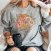 Personalized Birth Flower Family Bouquet Sweatshirt for Plant Mom Custom Birth Month Shirt Mothers Day Gift for Grandma