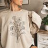 personalized birth month flower bouquet sweatshirt for mom and grandma sentimental mothers day shirt for plant lovers vqeah scaled