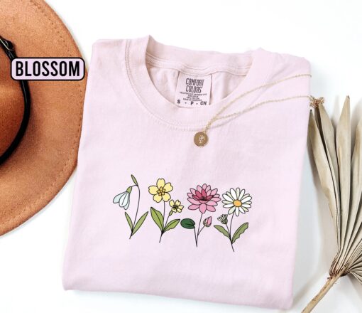 personalized birth month flower shirt custom birthday gift idea unique sentimental tees for moms and loved ones szh7q scaled