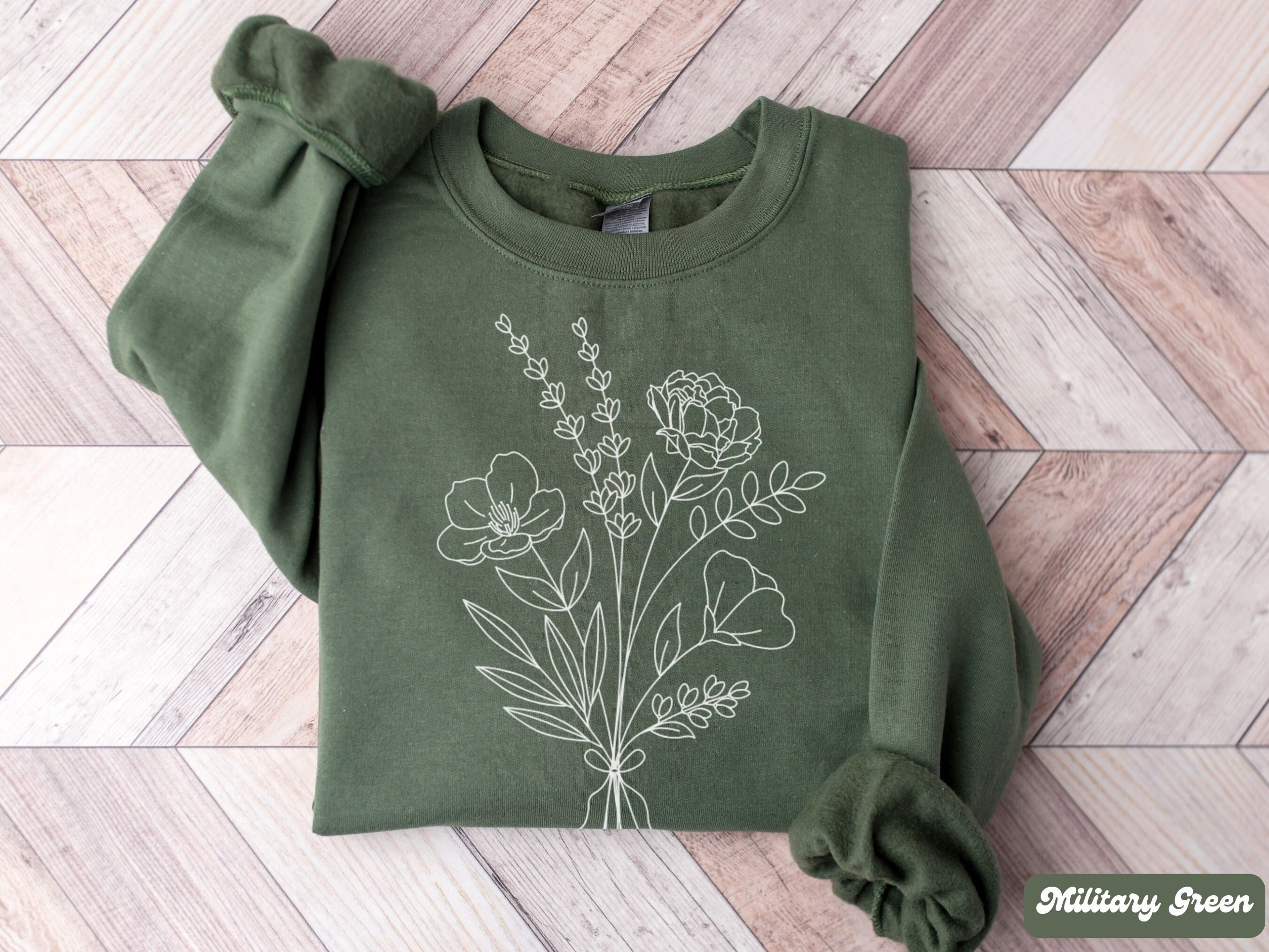 personalized birth month flower sweatshirt for mom and grandma sentimental mothers day gift for plant lovers vtimx scaled