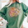 personalized birth month flower sweatshirt for mom custom mothers day gift plant mama birthday shirt grandma sweater gsf78 scaled