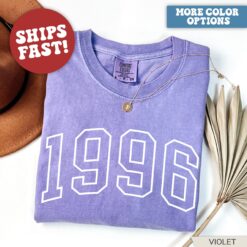 personalized birth year shirt custom birthday tee unique trendy gift for birthdays comfort colors t shirt bhbmi scaled