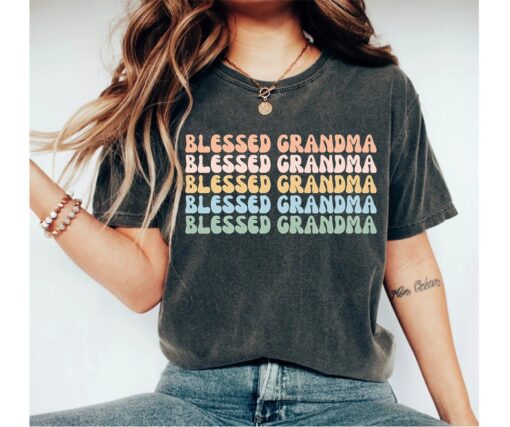 personalized blessed grandma shirt best grandma t shirt for thanksgiving unique gift for grandmothers 3ztyr