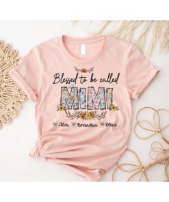 personalized blessed to be called mimi shirt custom mimi t shirt for mothers day unique gift for moms rixgb