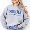 personalized boy mom sweatshirt with kids names custom momma gift unique mom life apparel for mothers day 7uwwx