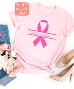 personalized breast cancer awareness shirt for survivors custom pink ribbon tee cancer warrior team t shirt urozq