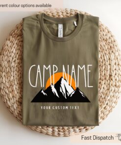 personalized camping family shirt custom retro mountain nature tee for bachelorette party outdoor adventures a4tio