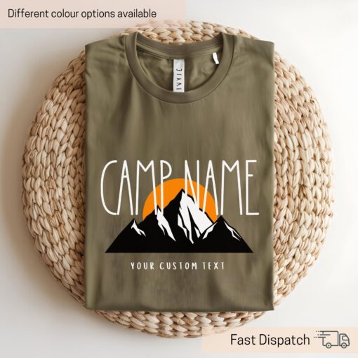 personalized camping family shirt custom retro mountain nature tee for bachelorette party outdoor adventures a4tio
