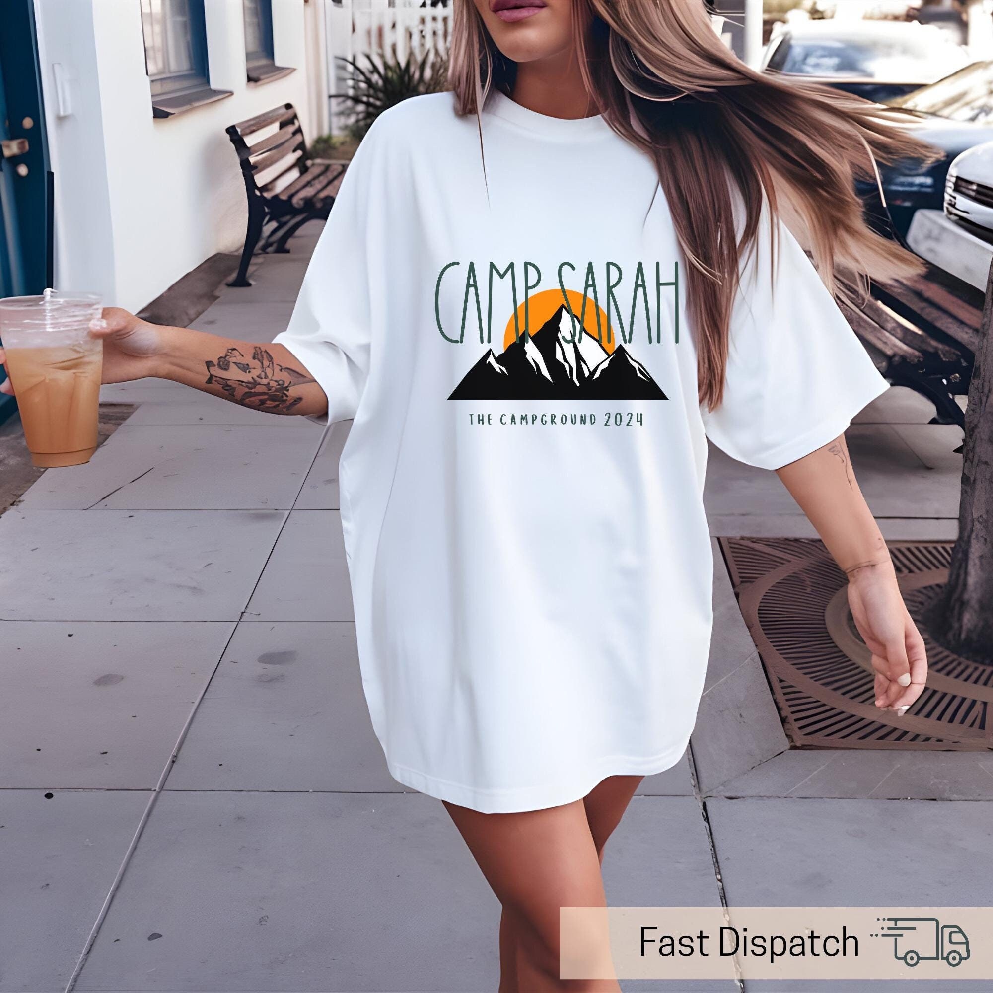 personalized camping family shirt custom retro mountain nature tee for bachelorette party outdoor adventures jro6p