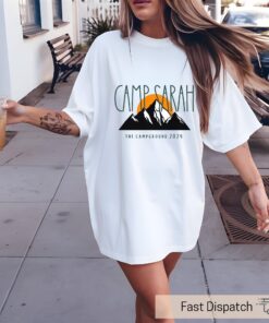 personalized camping family shirt retro sunset mountain nature tee custom campground shirt for bachelorette party twseo