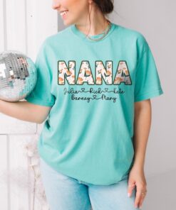 personalized comfort colors nana shirt retro t shirt custom nana outfit unique gift for her best nana ever apparel 7ftyb