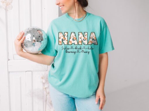 personalized comfort colors nana shirt retro t shirt custom nana outfit unique gift for her best nana ever apparel 7ftyb