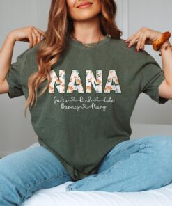 personalized comfort colors nana shirt retro t shirt custom nana outfit unique gift for her best nana ever apparel x3psj