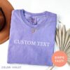 personalized comfort colors shirt for women custom name shirt unique gift for mom funny mom shirt mothers day shirts 0xby7