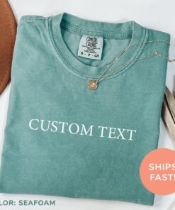 personalized comfort colors shirt for women custom name t shirt unique gift for mom funny mom shirt mothers day shirts uma82