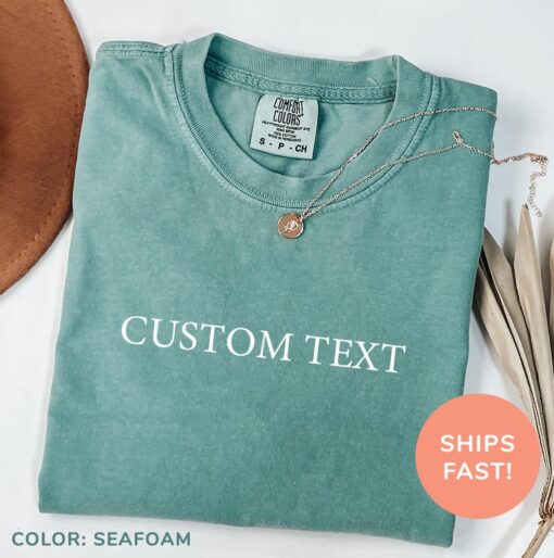 personalized comfort colors shirt for women custom name t shirt unique gift for mom funny mom shirt mothers day shirts uma82