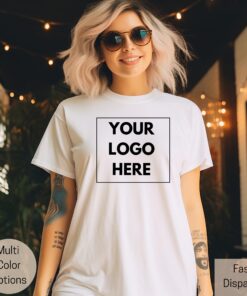 personalized custom logo shirt for business and teams your company logo printed tee for small businesses 1oa8l