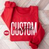 personalized custom text hoodie and sweatshirt with customized quotes for unique gifts and outfits g3fpr