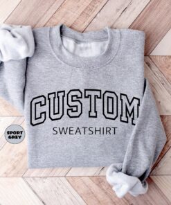 personalized custom text hoodie for college students customized sweatshirt with your design and sayings myl97